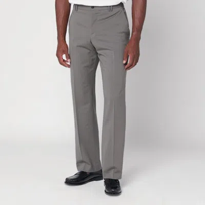 Pt01 Michael Green-grey Trousers In Gray