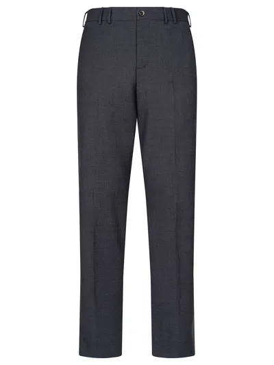 Pt01 Michael Wool Trousers In Black