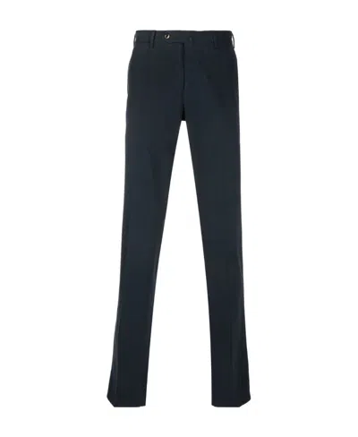 Pt01 Mid-rise Slim-cut Chinos In Black