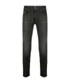 Pt01 Mid-rise Slim-fit Jeans In Black