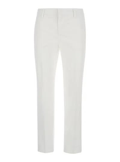 Pt01 New York Pants Gabardine In White