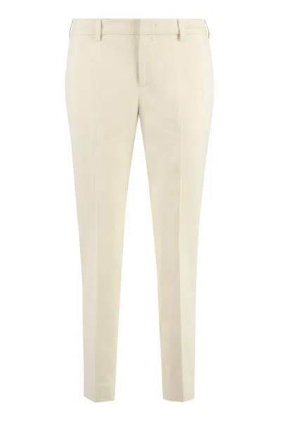 Pt01 Pt Torino New York Straight-leg Trousers In White
