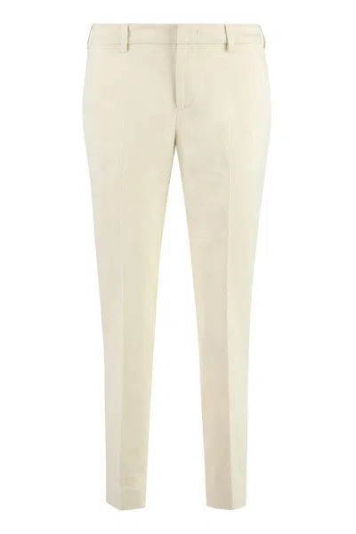 Pt01 Pt Torino New York Straight-leg Trousers In White