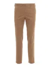 Pt01 Slim, Flat Front, Diagonal Pockets In Brown