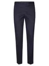 Pt01 Straight-leg Tailored Pants With Clean Finish In Blue