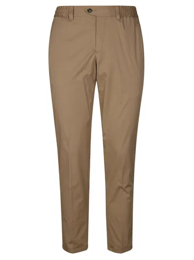 Pt01 Belt Loop Casual Pants In Brown