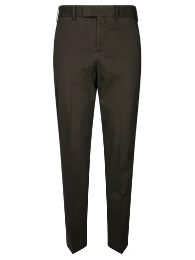 Pt01 Belt Loop Casual Pants In Brown
