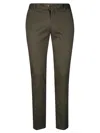 Pt01 Tailored Straight-leg Pants With Clean Aesthetic In Green