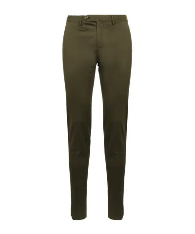 Pt01 Pantaloni Torino Tailored Trousers In Green