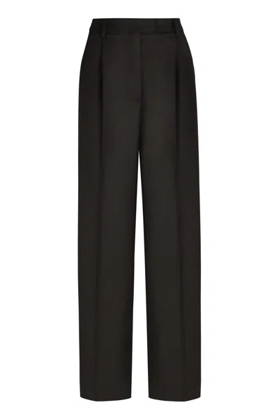 PT01 PT TORINO WOOL WIDE-LEG TROUSERS