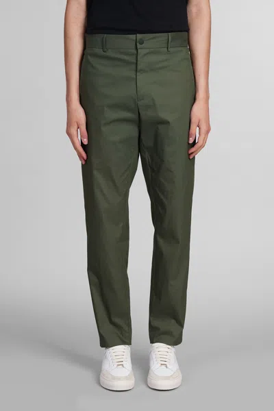 Pt01 Trousers In Green Cotton