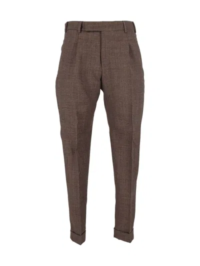 Pt01 Pants  - Rebel 1 Pleat, Diagonal Pockets, Flap Back Pockets, Tur In Neutral