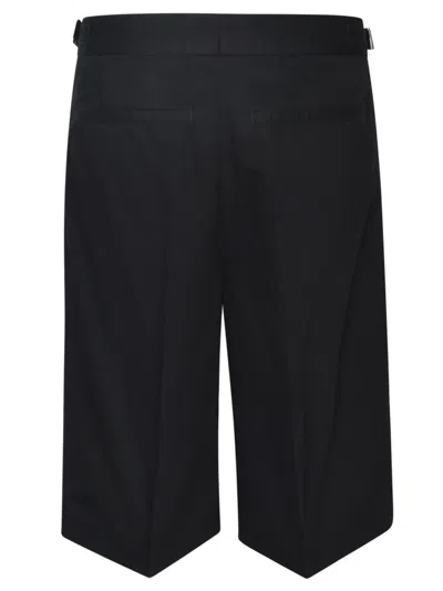 Pt01 Plain Trouser Shorts In Black