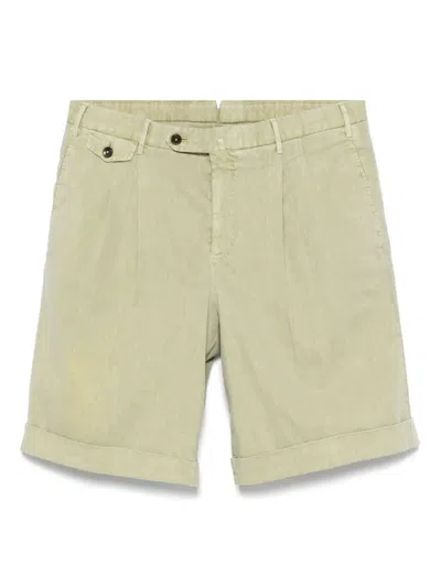 Pt01 Pleat-detail Shorts