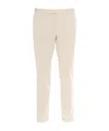Pt01 Pleated Zipper Casual Pants In White