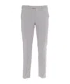 Pt01 Pleated Zipper Casual Pants In Gray
