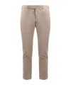 Pt01 Pleated Zipper Casual Pants In Neutral