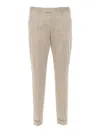 Pt01 Pt 01 Master, Flat Front, Diagonal Pockets, Flap Back Pockets, Turn-up In Sand