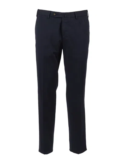 Pt01 Pt 01 Slim, Flat Front, Diagonal Pockets, Unfinished B. In Blue