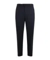 Pt01 Pleated Zipper Casual Pants In Black