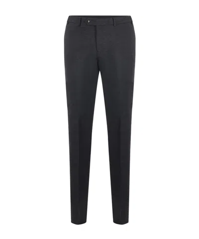 Pt01 Pt Torino Slim Tailored Pants In Black