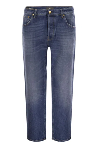 Pt01 Rebel- Straight-leg Jeans In Blue