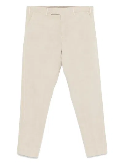 Pt01 Rebel Tapered Leg Cotton Trousers