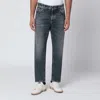 Pt01 Rebel Washed-effect Jeans In Gray