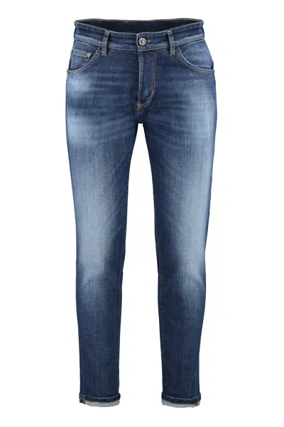 Pt01 Reggae Tapered Fit Jeans In Denim