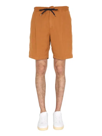 Pt01 Regular Fit Bermuda In Orange