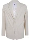 Pt01 Single Breasted Jacket In Neutral