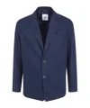 Pt01 Single Breasted Jacket In Blue
