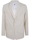 Pt01 Single Breasted Jacket In Gray