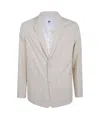 Pt01 Single Breasted Jacket In White