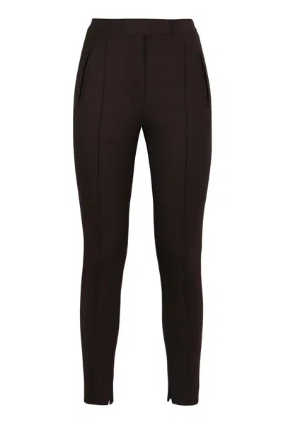 Pt01 Pt Torino Skinny Trousers In Brown