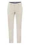 Pt01 Skinny Trousers In Cotton And Silk