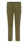 Pt01 Superslim Trousers In Cotton And Silk