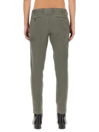 Pt01 Slim Fit Trousers In Green