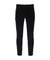 Pt01 Slim-fit Velvet Trousers In Black