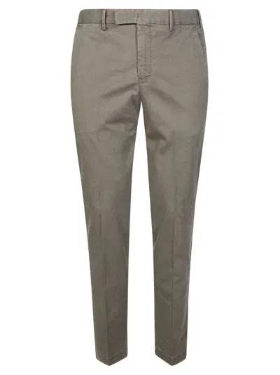 Pt01 Slim Tailored Tapered Chino Pants In Green