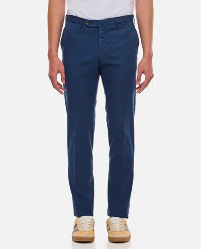 Pt01 Slim Trousers In Blue