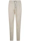Pt01 Soft Popeline Regular Trousers In White