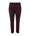 Pt01 One Pleat Trousers With In Seam Pockets In Black