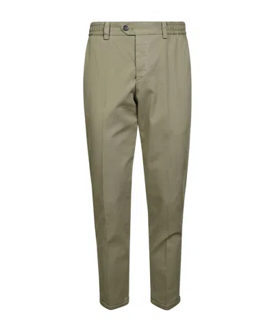 Pt01 Straight-leg Casual Pants In Green