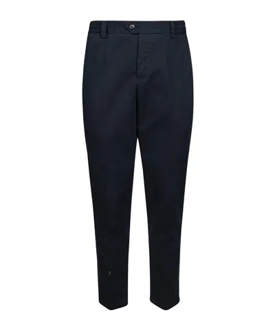 Pt01 Straight-leg Casual Pants In Blue