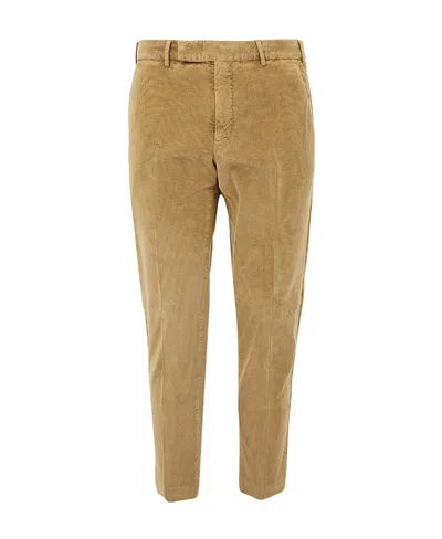 PT01 PT TORINO STRAIGHT-LEG CORDUROY DETAIL TROUSERS
