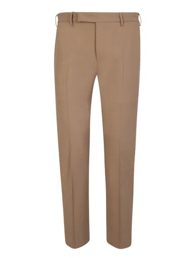 Pt01 Straight-leg Cropped Tailored Trousers In Non Definito