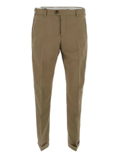 Pt01 Straight-leg Low-rise Utility Trousers In 0060 Beige