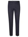 Pt01 Straight-leg Tailored Pants With Clean Finish In Blue
