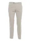 Pt01 Super Slim Chino Pants In Cream